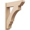 Ekena Millwork 8-in W x 30-in D x 38-in H Balboa Slat Rough Cedar Woodgrain TimberThane Outlooker, Primed Tan OUTUR080X30X38BOA24RCPR - alternate 1